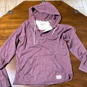 Vans hoodie l/s shirt. Burgundy. M.
